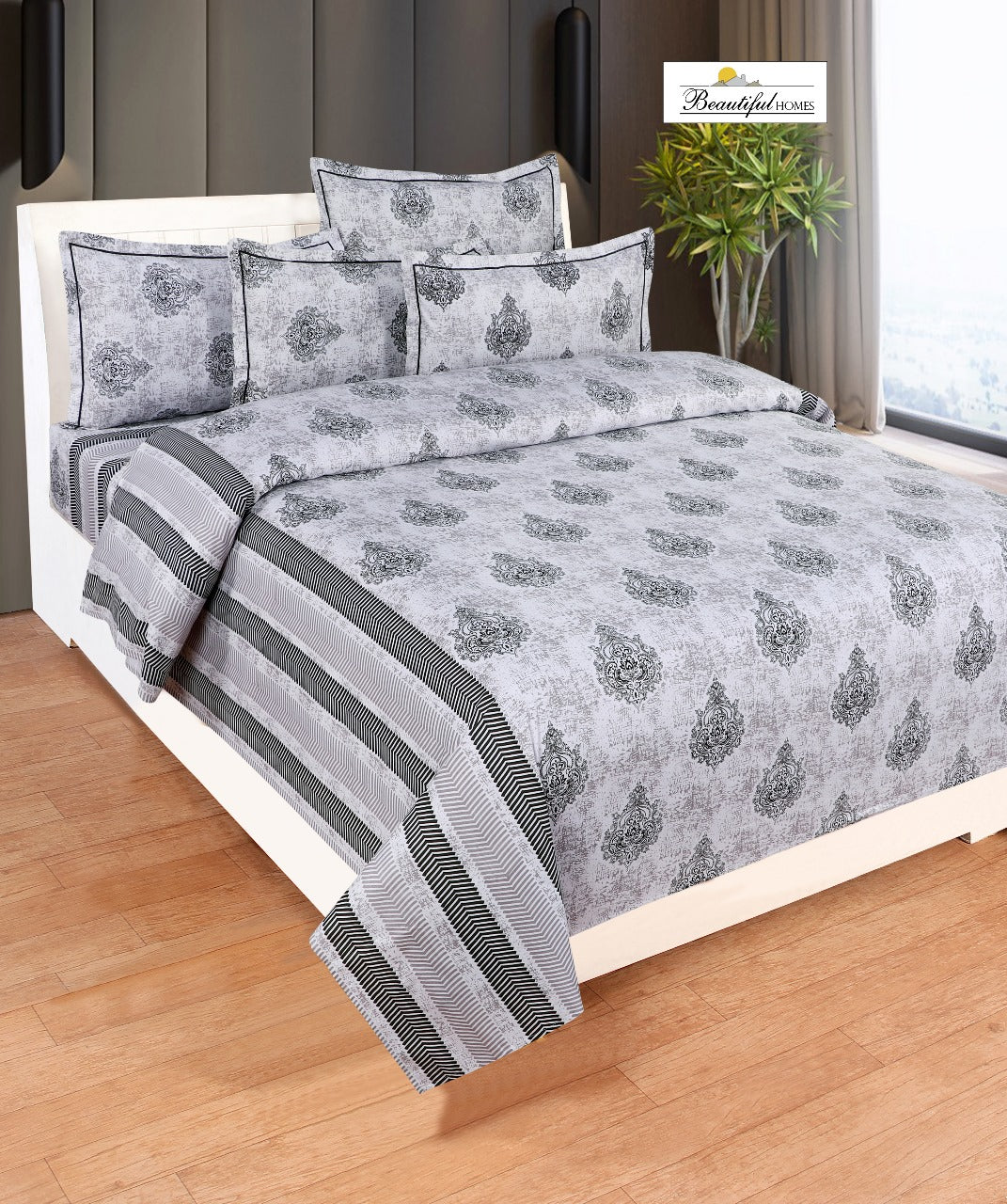 HERITAGE DOUBLE BED BEDSHEET 01