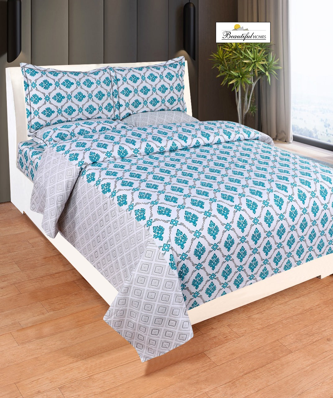 HERITAGE DOUBLE BED BEDSHEET 06