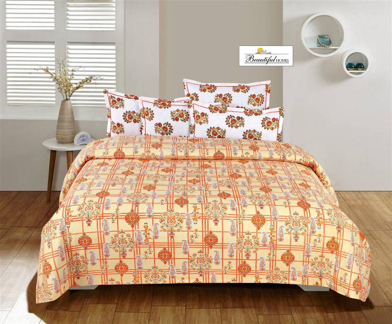 HERITAGE DOUBLE BED BEDSHEET 04